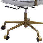 Fauteuil de bureau en similicuir avec siège réglable