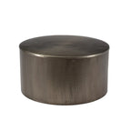 Table basse ronde en fer martelé 36"