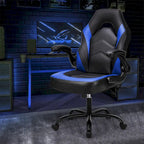 Chaise de jeu ergonomique avec support lombaire et accoudoirs relevables