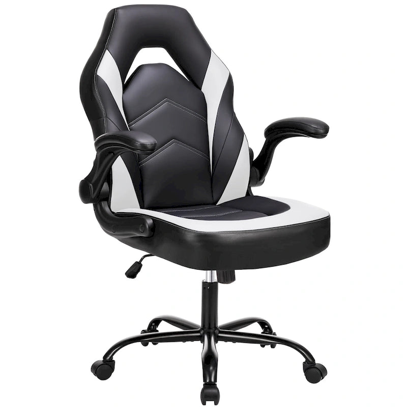 Chaise de jeu ergonomique avec support lombaire et accoudoirs relevables