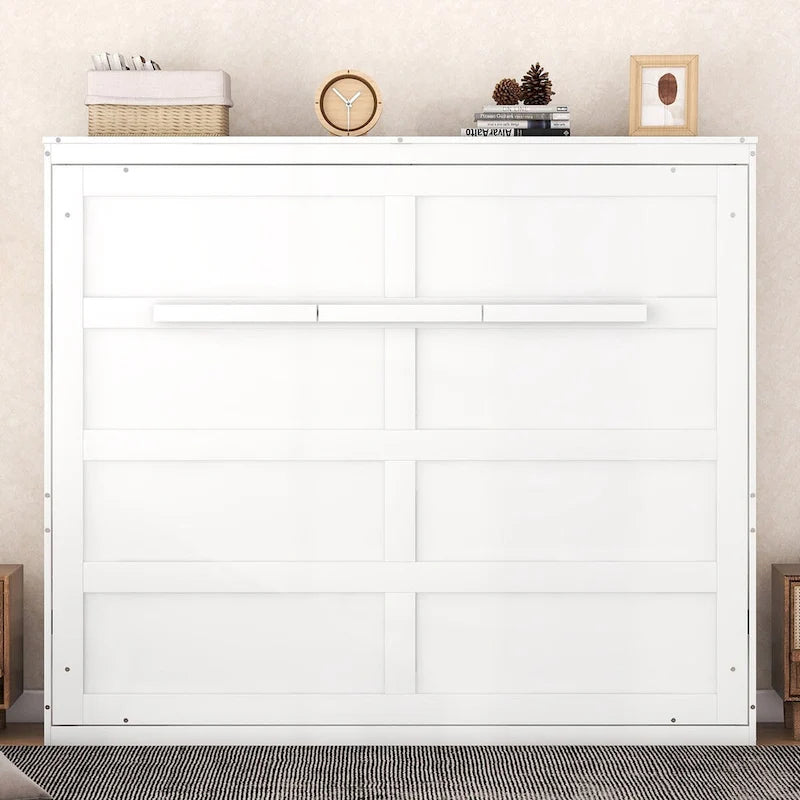 Lit escamotable mural avec armoire — Grand lit et très grand lit