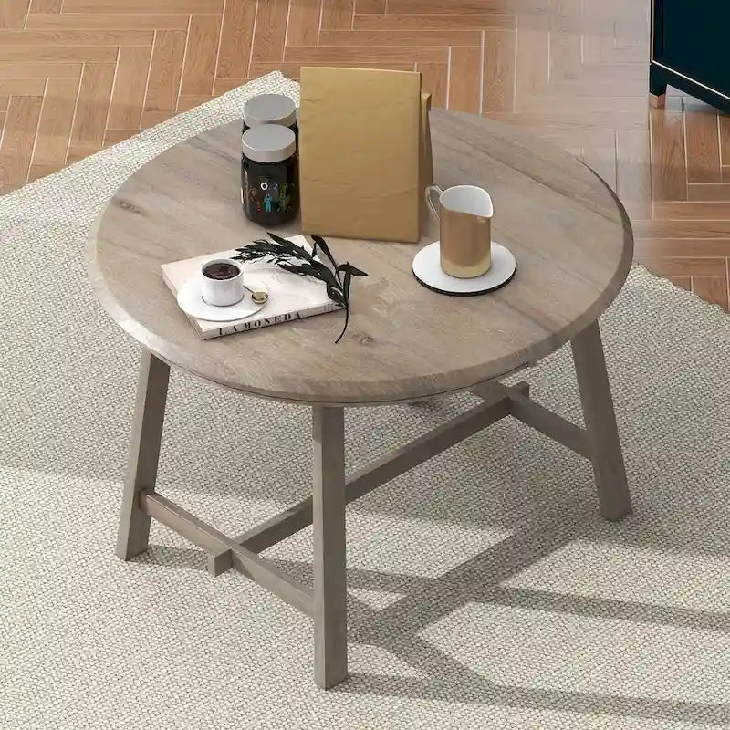 Table de salle à manger ronde extensible
