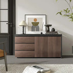 Bureau d'angle extensible avec tiroirs de rangement et armoire