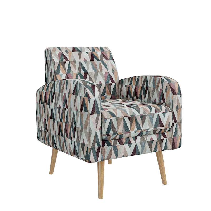 Fauteuil d'appoint petit espace style Mid-Century Modern