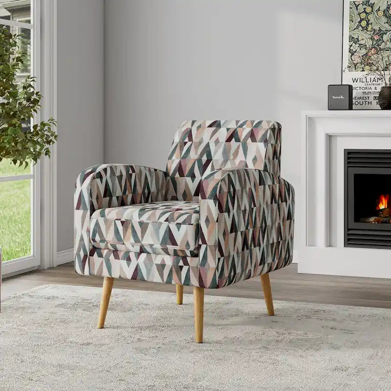 Fauteuil d'appoint petit espace style Mid-Century Modern