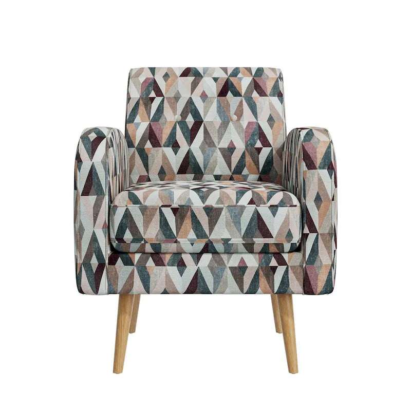 Fauteuil d'appoint petit espace style Mid-Century Modern