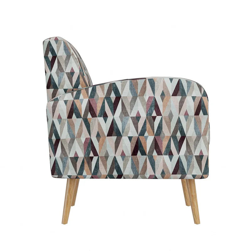 Fauteuil d'appoint petit espace style Mid-Century Modern