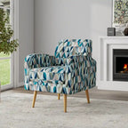 Fauteuil d'appoint petit espace style Mid-Century Modern