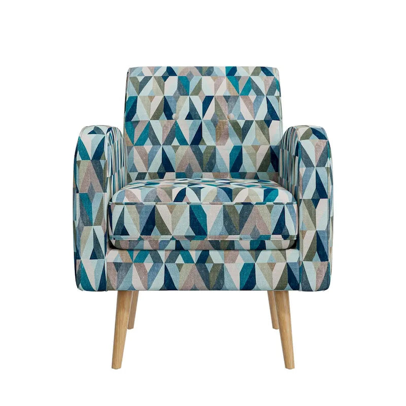Fauteuil d'appoint petit espace style Mid-Century Modern