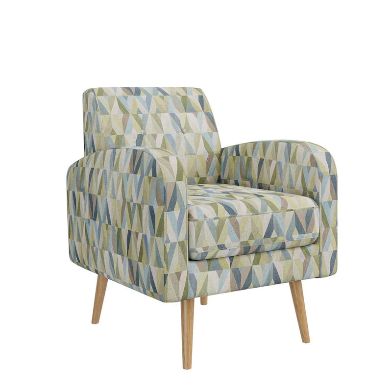 Fauteuil d'appoint petit espace style Mid-Century Modern