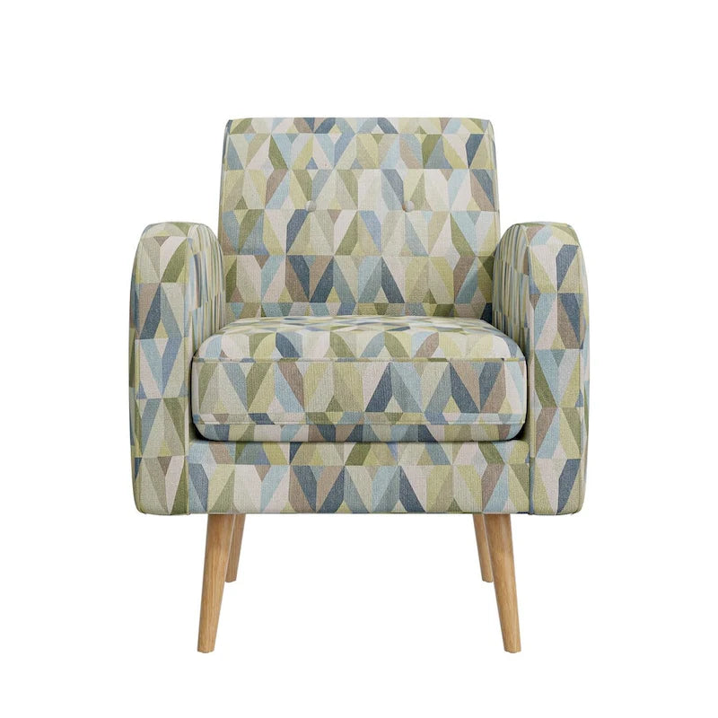 Fauteuil d'appoint petit espace style Mid-Century Modern