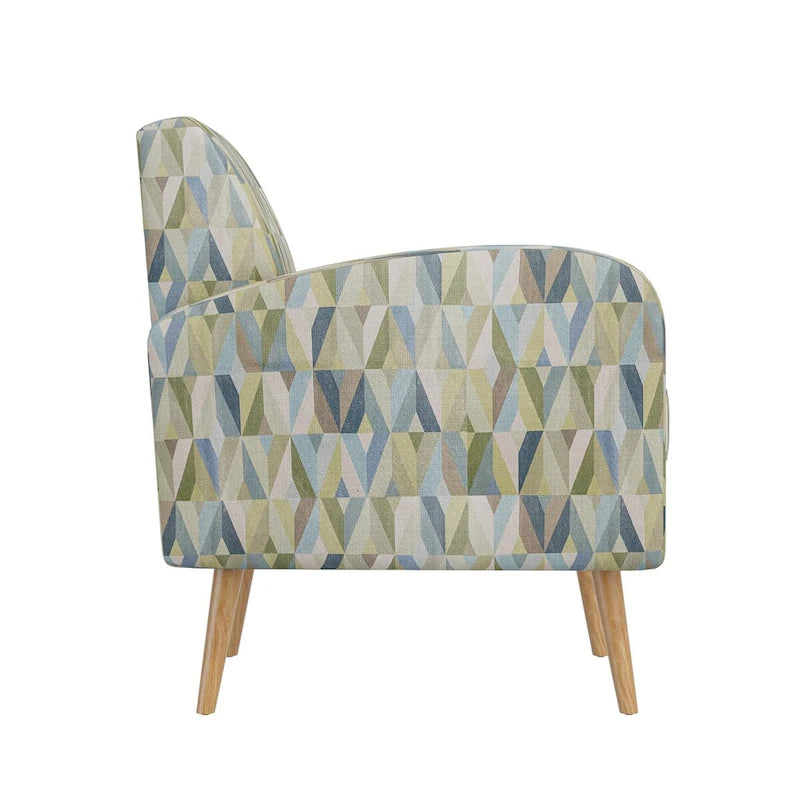 Fauteuil d'appoint petit espace style Mid-Century Modern